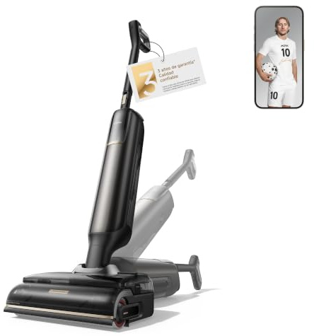 Mova M50 Ultra Nass- und Trockensauger, 22.000Pa, Roboterarm 0 Spalt, klappbarem und Ausziehbarem Griff,Antriebssystem für müheloses Gleiten,100°C Bürstenwäsche, 5min 90°C Trocknung