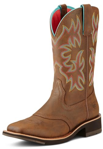 Ariat Delilah Leather Western Boots - Women’s Comfortable Cowgirl Boot