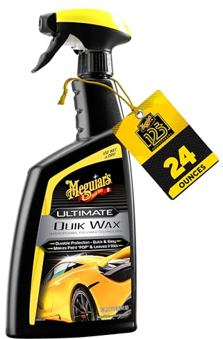Meguiar's Ultimate Quik Wax, Durable Protection, Quick and Easy - 24 Oz Spray Bottle