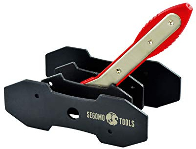 Segomo Tools Premium 360 Degree Ratcheting Brake Caliper Piston Tool | Brake Pad Spreader | Brake Caliper Press Tool | Ratchet Brake Repair Brake Spreading Tools