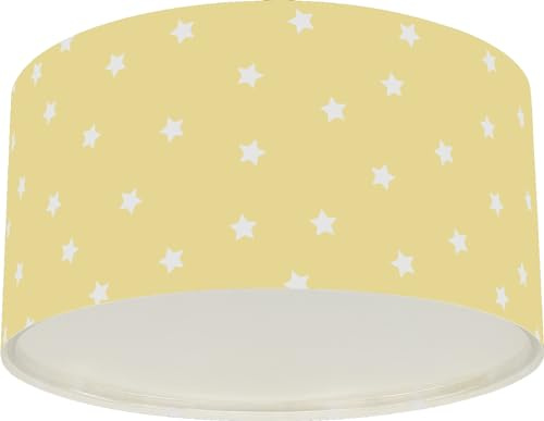 Dalber Star Light Sterne Gelb, Deckenlampe Kinderzimmer, 82216A, E27