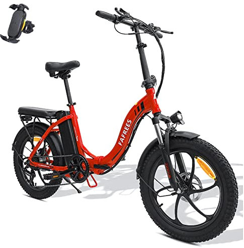 Fafrees [ Offiziell F20 Klappbar E Bike Fatbike mit 36V 15AH Akku für Pendeln, E-Bike 20 Zoll Damen Elektrisches Fahrrad 250W, 25km/h Mountainbike Herren Shimano 7S, Pedelec Klapprad bis 150 kg