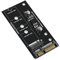 Jimenez .2 Adapter M2 auf Adapter .2 auf Adapter .2 NGFF Konverter 2,5 SATA3 Card B Key für 2230-2280 M2 SSD