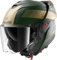 SHARK, Modularer Motorradhelm OXO SIKTER Green Chrome Gold GUQ, L