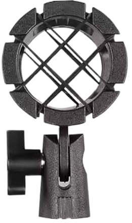 Mic Shock Mount - Anti Vibration Mic Holder | Shockmount Clip Anti Shock Mount | Shock-Proof Microphone Holder | Recording Mic Shock Stand for Professional Use in Recording Studios