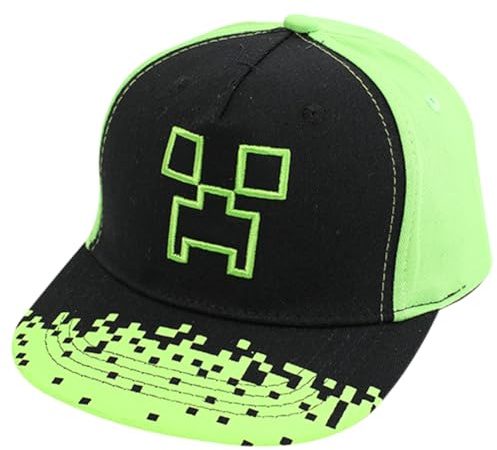 Cree-per Casquette de Baseball Ajustable, Miner Chapeau pour Enfant, Chapeau de Soleil pour Garçon, Casquette de Baseball Décontractée pour Les Sports d'Extérieur-C