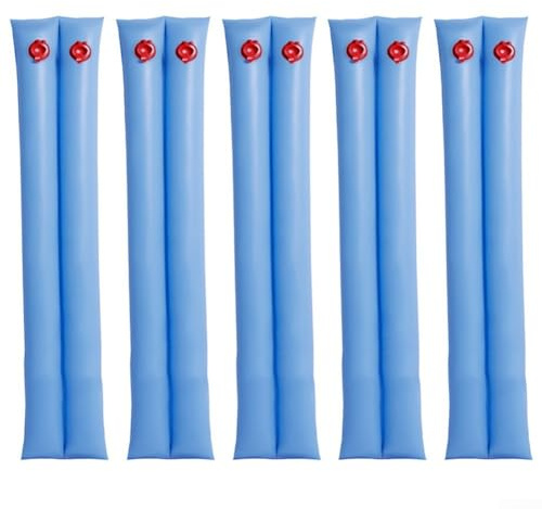 La solution pour sécuriser votre bâche de piscine pendant les hivers difficiles - Lot de 10 poids de 8 pieds (5 pièces)