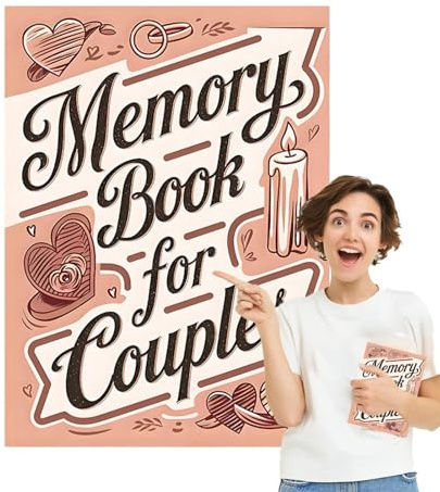 Álbum de recortes para parejas, álbum de recortes de boda, 58 páginas, cuaderno de aventura, diseño significativo para viajes, bodas, lunas de miel