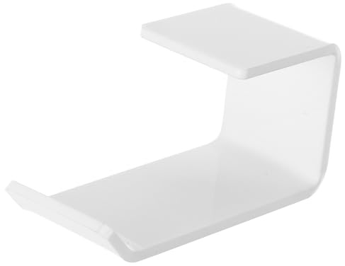 TEHAUX Support Casque Gaming Mural Blanc Support Bureau U-Shape pour Écouteurs Rangement Casque et Design Accessoire Jeux pour PC Gain de Place