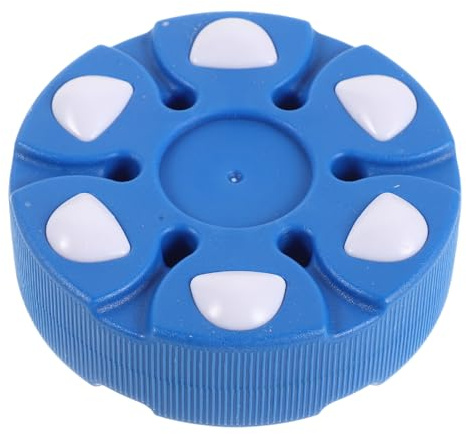 Hohopeti Disco de Hockey para Entrenamiento Multisuperficie Ruedas Azul, Disco Deportivo Resistente para Hockey sobre Patines y Callejero, Equipo de Práctica Juvenil y Adulto