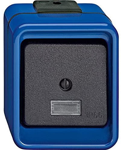 Merten 370675 Wippschalter, Wechsel, blau, SCHLAGFEST