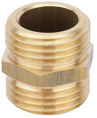 Boutté 9M – Mamelon égal en laiton 26x34 (3/4) – Raccord mâle/mâle – Plomberie, arrosage et installations sanitaires