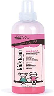 DESIGN LOOK Desenredante Bifásico Niños 300ml – Spray Sin Aclarado para Cabello Infantil – Suaviza, Protege y Facilita el Peinado – Fórmula Suave Sin Parabenos ni Sulfatos