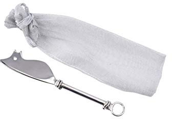 CGB Giftware | Stainless Steel Novelty Mouse Cheese Cutter and Spreader in Organza Gift Bag | GB04478