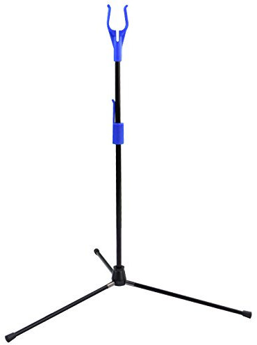 Bogenständer Leichter Bogenhalter Abnehmbarer Ständer Montagebügel für Recurvebogen Compoundbogen blau