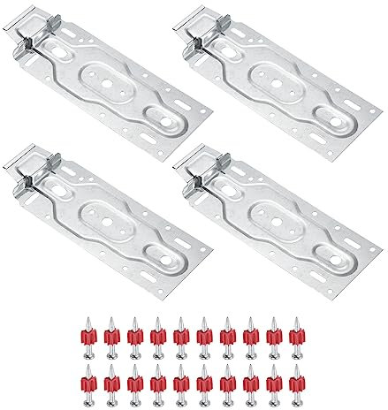 PATIKIL Aria Condizionatore Parete Montaggio Staffa, 2 Paio Supporto Parete Supporto Universale per Piastra Sospensione Unità Interna Staffa Support Accessori per HVAC