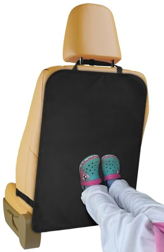 Heavy Duty Kick Mats Back Seat Protectors for Kids, X-Large Durable Car Back Seat Cover, Waterproof Sag Proof Kick Mats Back Seat Protector for Vehicles Protect from Dirt, Mud & Scratches, X-Large