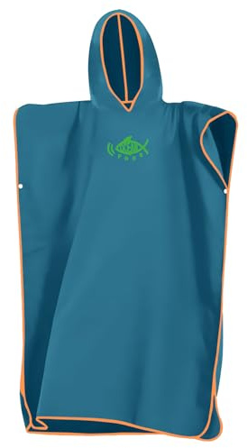QKTYB Hooded Poncho Towel Adult for Swim Beach Surfing, Changing Robe Quick Dry Lightweight Changing Towel Extra Long Microfibre Poncho Towelling Universal Size for Men Women