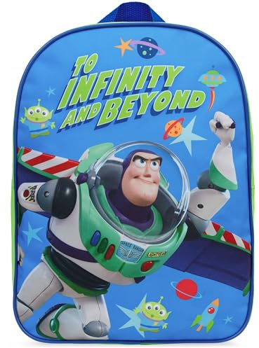 Get Trend Toy Story Rucksack Kinder 3+ Jahre Kinderrucksack Mädchen Jungen Tagesrucksack Leicht Vorschule Verstellbarer Gurt (Blau Buzz)