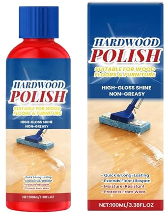 Floor Cleaner Solution,100ml Brightening Protective Polisher | Floor Cleaner Liquid Stain Remover,for Hardwood Kitchen Bathroom Living Room Office Restaurant