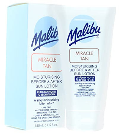 Malibu miracle tan Moisturising before and after sun lotion 150 ml