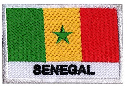 Patche Drapeau Sénégal Écusson Patch Brodé Sénégalais Afrique