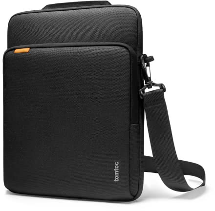 tomtoc 360° Laptoptasche für 13 Zoll 2025 MacBook Air M4/A3240, M3/A3113 M2/A2681 M1/A2337, 13-Zoll MacBook Pro M2/A2686 M1/A2338, 13 Surface Pro 11 Copilot+ PC, Wasserabweisend Laptop Schultertasche