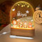 CENOVE Personalisierte Geschenke Baby Nachtlicht, Individuelle LED Nachtlicht Kinder, Baby Geschenk Junge Mädchen Taufgeschenke, Babygeschenk Geschenk zur Geburt