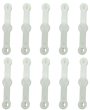 Paquete de 10 soportes para ventana de ventana, sujetadores de pantalla de ventana, fácil configuración para soportes de alquiler y uso temporal