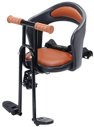 HoveeLuty Asiento de Bicicleta para niños, Acolchado Grueso y cómodo, Asiento Seguro para bebé con pasamanos, Cinturones de Seguridad y Pedales Ajustables, Apto para niñas niños de 6 a 36 Meses, Col