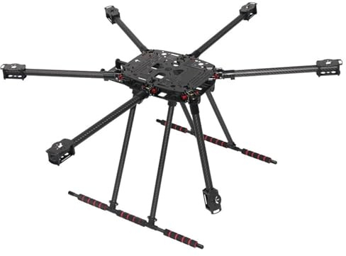 Compatible For ZD850 PRO Full Carbon Fiber Hexacopter Frame Kit With Foldable Arms & Landing Gear