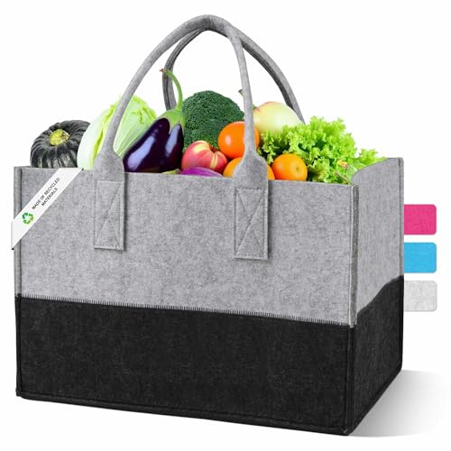 30 l shoppingkorg (mörkgrå – ljusgrå)