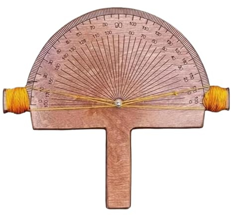 Strumento di misurazione angolare, dispositivo di misurazione per angoli da 25,4 x 27,9 cm, con funzione di misurazione, robusti strumenti in legno, strumenti da falegname con stile pratico