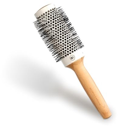 Olivia Garden Bamboo Touch Blowout Thermal - 43 - Brosse Ronde en Bambou Écologique pour Volume et Brushings Brillants