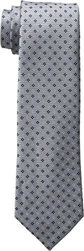 Tommy Hilfiger Men's Core Neat II Tie, Silver, One Size