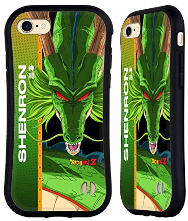 Head Case Designs sous Licence Officielle Dragon Ball Z Shenron Saiyan Arc Characters Coque Hybride Compatible avec Apple iPhone 7/8 / SE 2020 & 2022