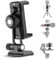 NEEWER Handy Stativ Halterung Adapter mit Arca Typ QR Basis, 1/4 3/8 Löcher, 360°drehbar 180°neigbar, Handyhalterung Kompatibel mit iPhone Samsung Arca Swiss DJI RS 4 Pro 3 2 Stabilizer, SP-18