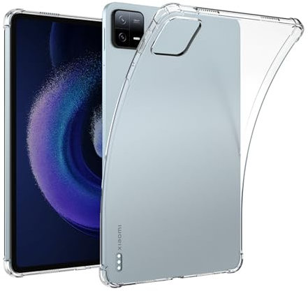 Effcotuo Hülle für Xiaomi Mi Pad 7/7 Pro Cover Ultra Schlank Softschale Silikon TPU Stoßfest Handyhülle Schutzhülle Anti-Fingerabdruck Shock-Absorption Cover für Xiaomi Mi Pad 7/7 Pro