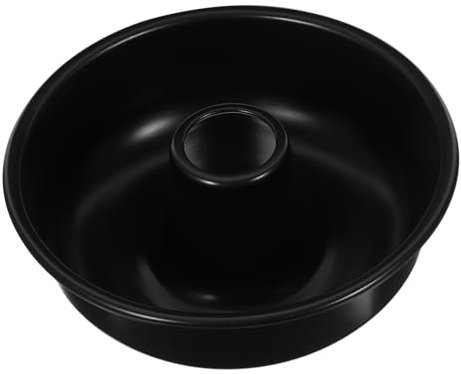 Garneck Frankfurter Kranz Backform 20 Cm – Runde Kuchenform Aus Aluminium Mit Antihaftbeschichtung Für Torten - Donuts Und Desserts - Ideal Für Geburtstagsfeiern Und Hochzeiten Schwarz