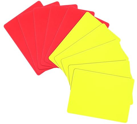 Kisangel Standard-fußballkarten-Set Mit 5 Multifunktionalen Schiedsrichter-Sets Kompaktes Design Für Fußballschiedsrichter