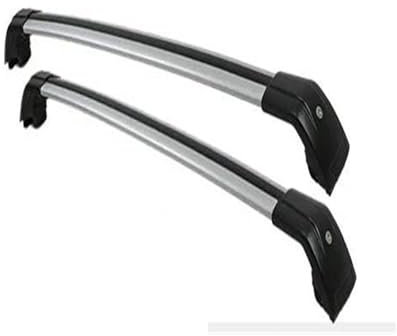 Portaequipajes Barras Transversales 2 Uds para Serie 5 F10 Sedán 4 Puertas 2010-2017 (Punto Fijo) Barra Transversal Techo Aleación Aluminio Barras Techo(A)