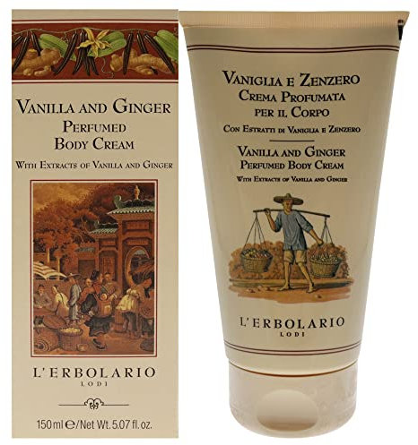 L'Erbolario Vanille und Ingwer Körpercreme, 1er Pack (1 x 150 ml)