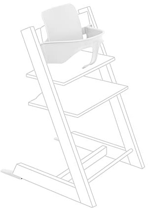 TRIPP TRAPP® Baby Set per bambini a partire dai 6 mesi │ Accessorio per il seggiolone evolutivo STOKKE® │ Schienale ergonomico │ Colore: White