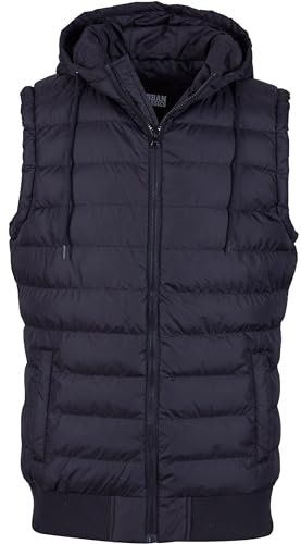 Urban Classics Small Bubble Hooded Vest Weste blackblack, XL