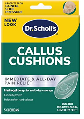 Dr. Scholl's Callus Cushions with Hydrogel, Callus Pads for Feet, 5 ct