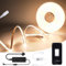 Brillistep WiFi Cob Led Strip Light 10M Warm White 3000K 24V, Dimmable Led Strip Set with APP Control, 10m Led Tape Light Kit 384LEDs/Meter for Home Decoration