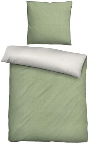 biberna Melange-Flanell Bettwäsche 0840500 Uni