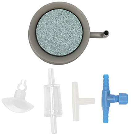 LMHHMIN Nano Bubble Air Stone Silenzioso Durevole Facile da pulire Aeratore per pietre a bolle d'aria per acquari (48 mm)