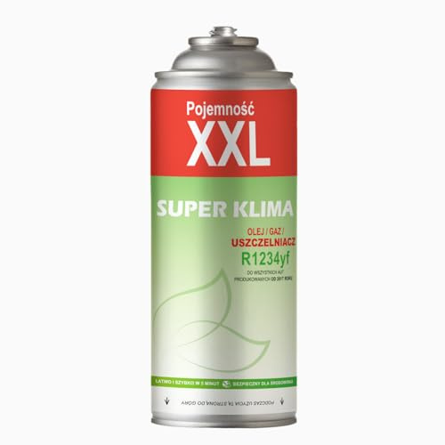R1234yf Recharge Clim 3 en 1, Stop Fuite Voiture, Gaz 1234yf, SUPER KLIMA