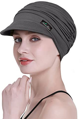 FocusCare Zeitungsjunge Kappe für Chemo Frauen Soft Bucket Cap Light Weight Cancer Beanie Cap